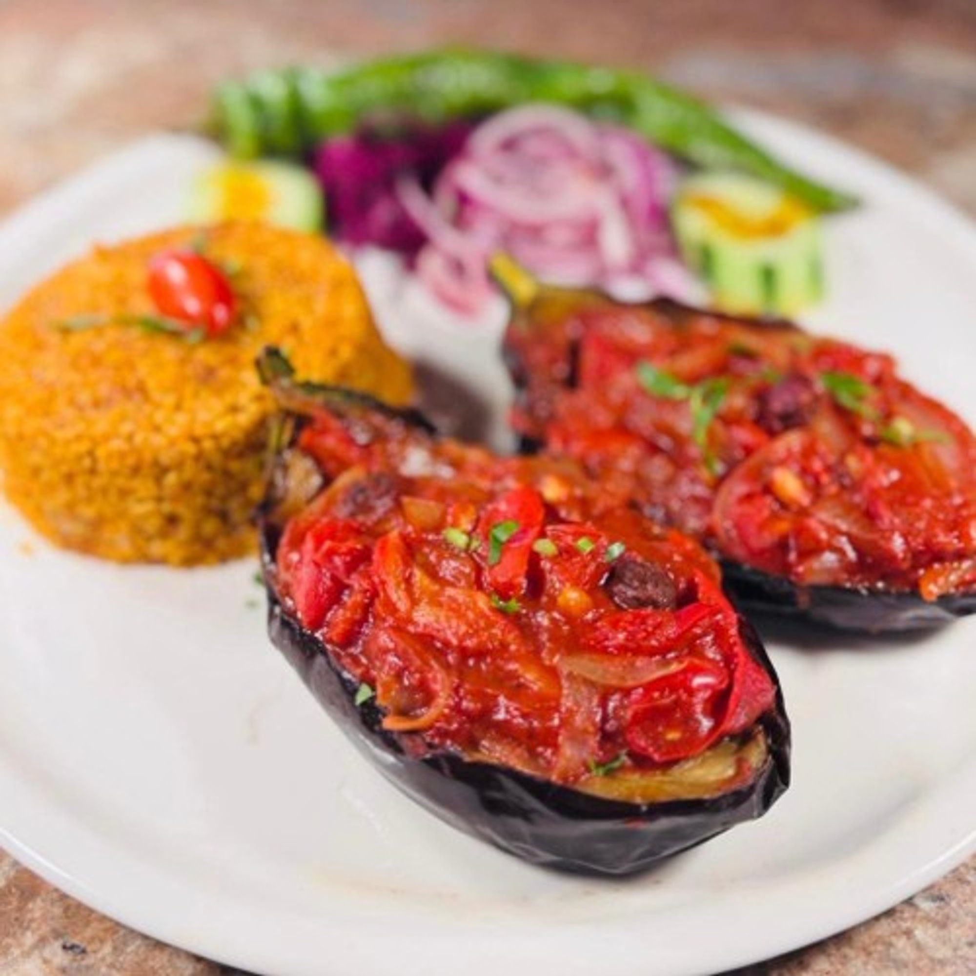 Stuffed Eggplant