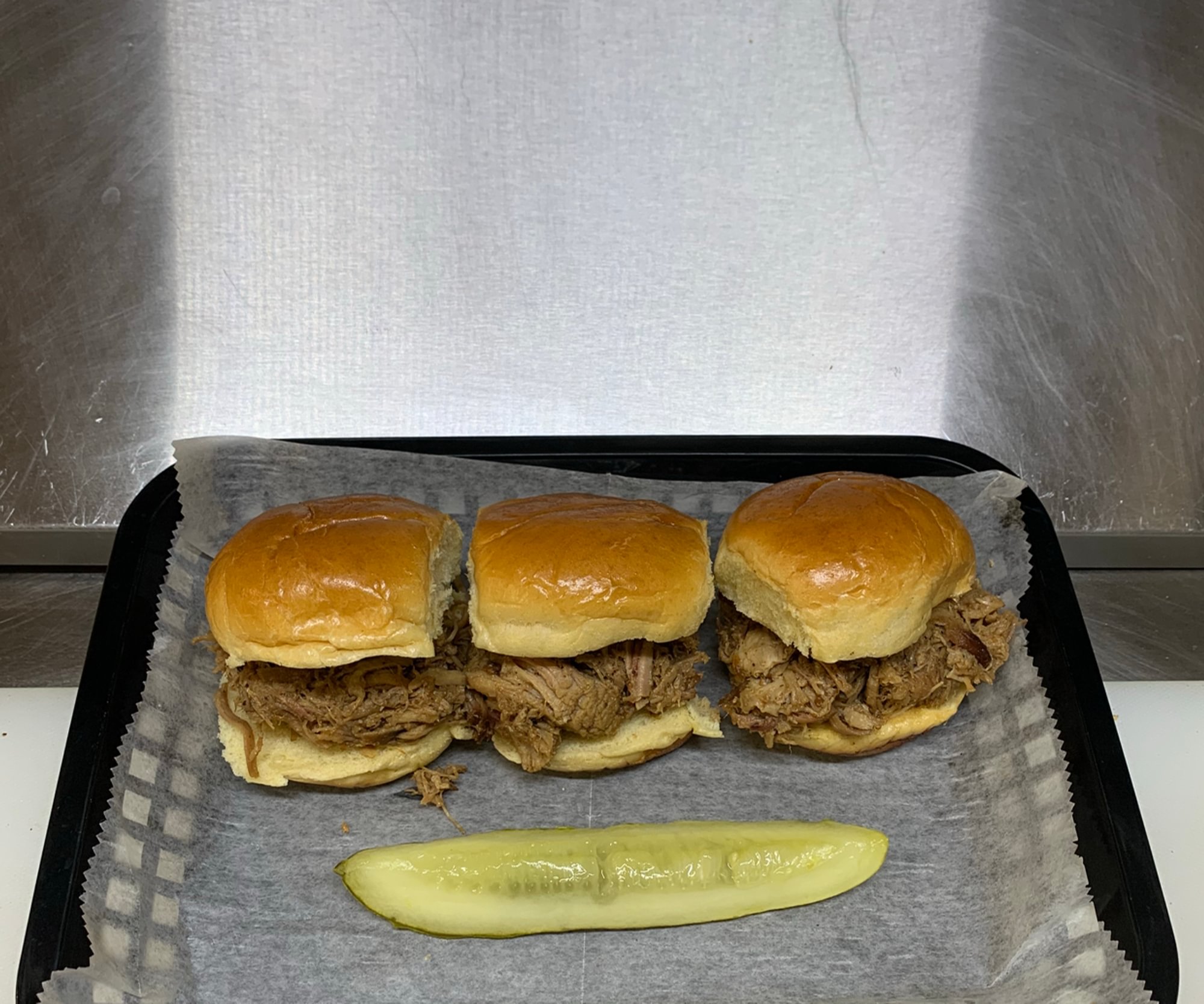 3 Pulled Pork Sliders