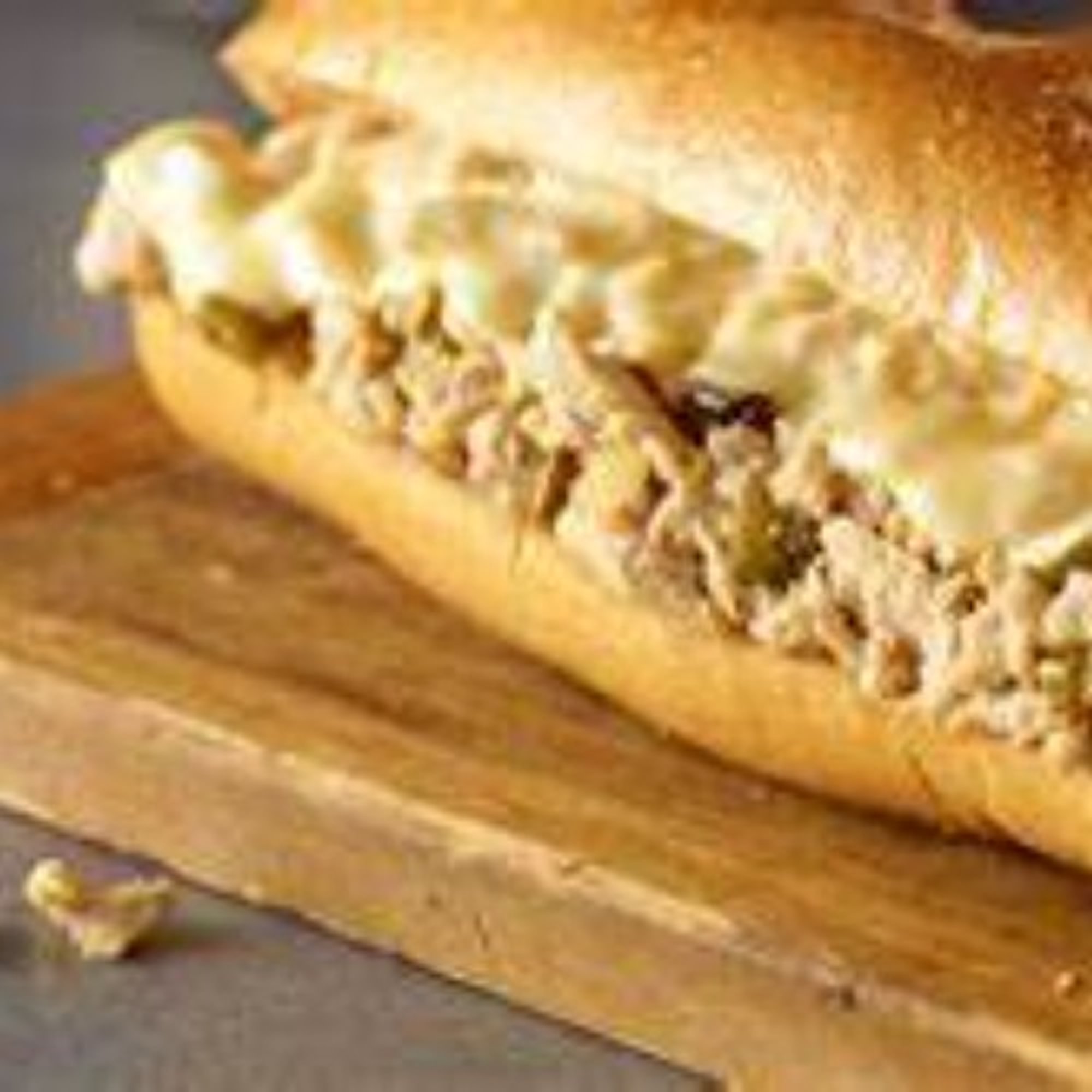 Chicken steak hoagie