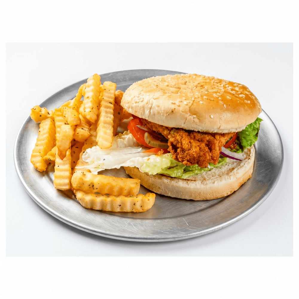 Bigfoot Chicken Sandwich with Fries