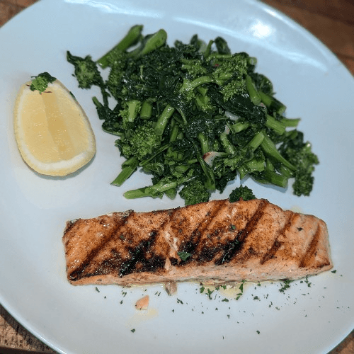 Grilled Salmon From Faroe Island