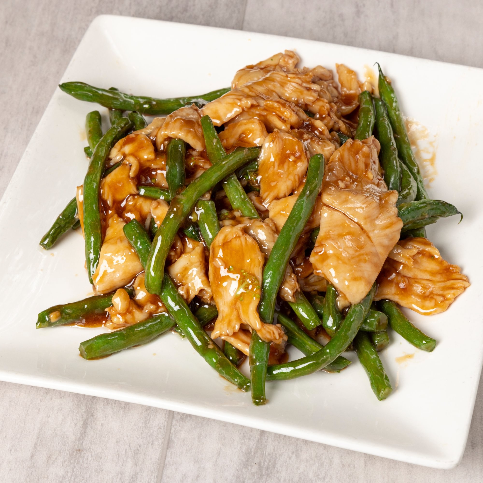 String beans with chicken (dinner) / 四季豆炒鸡肉（晚）