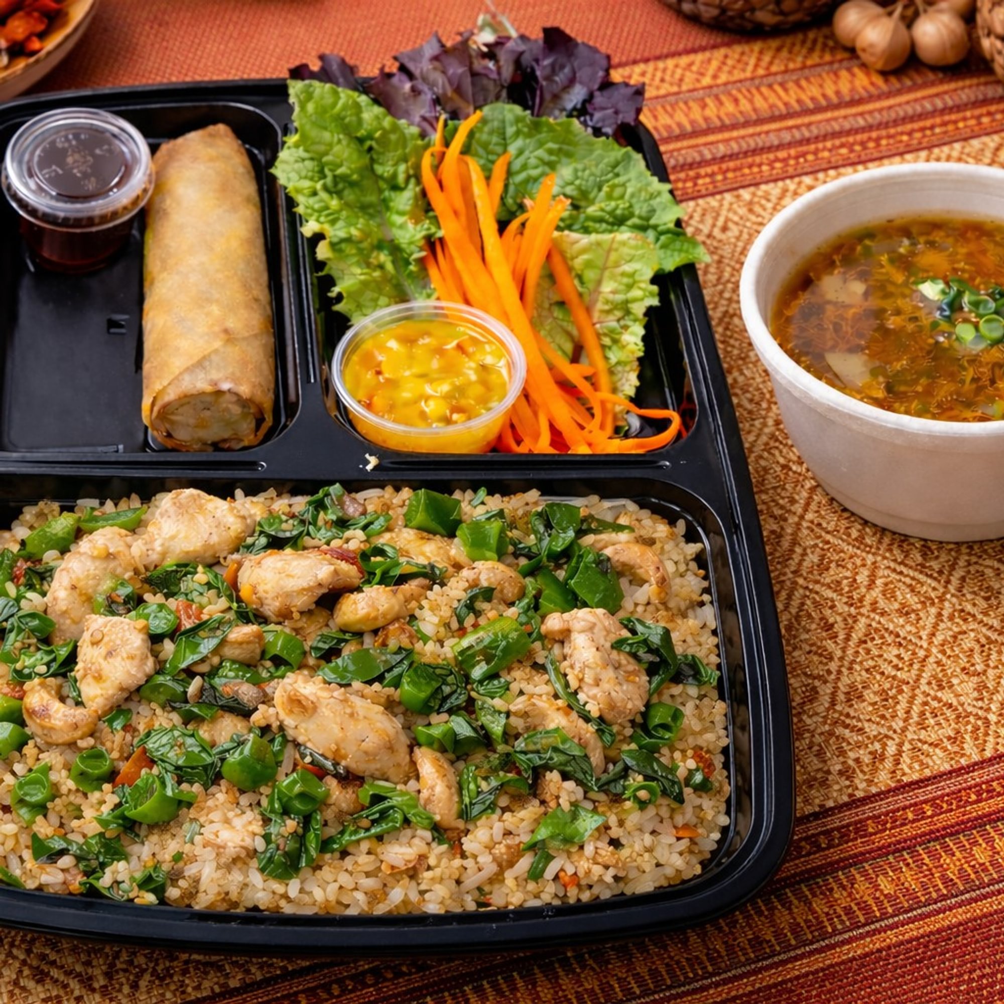 D : BASIL FRIED RICE (Chicken)