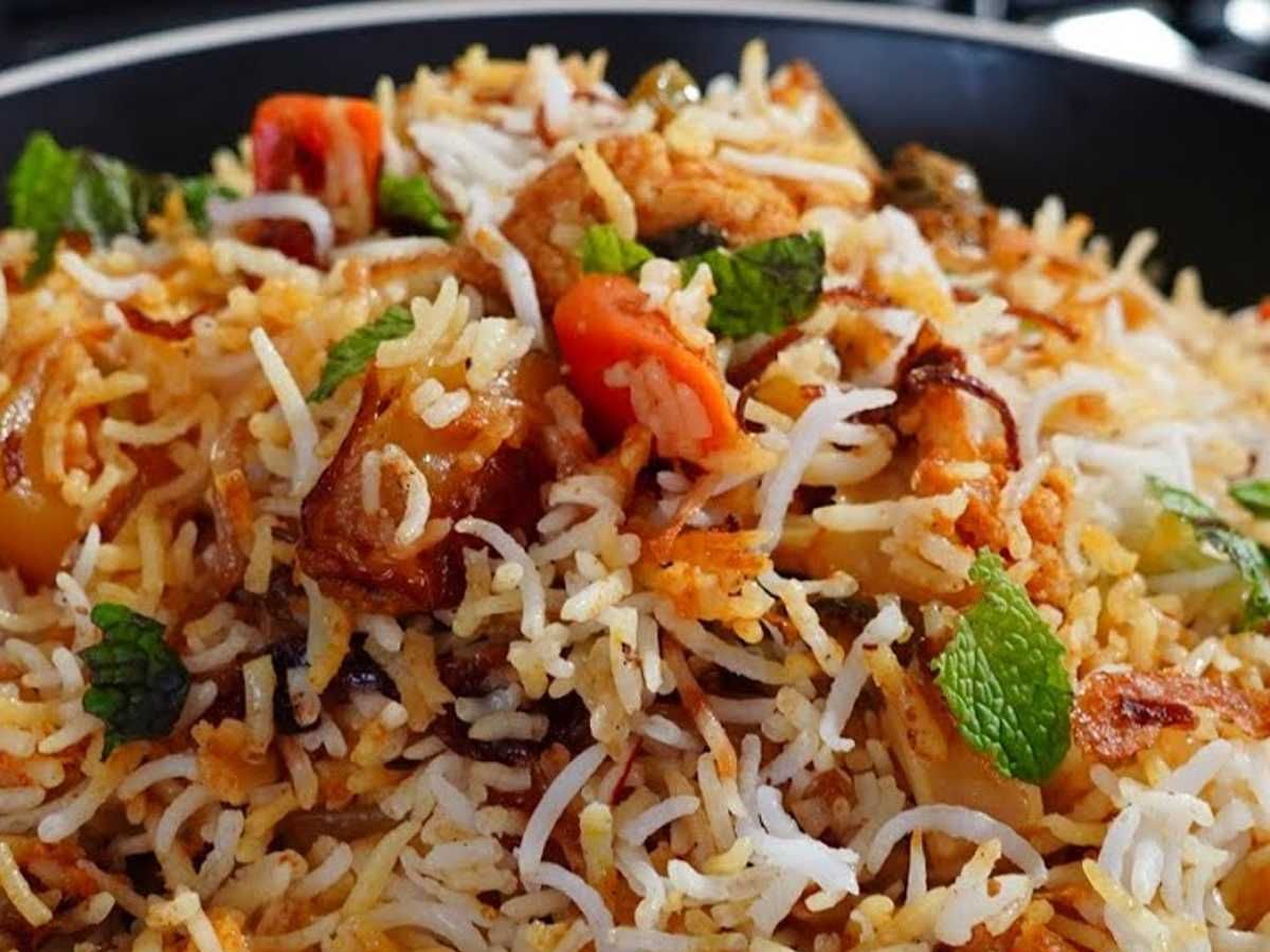 Vegetable briyani
