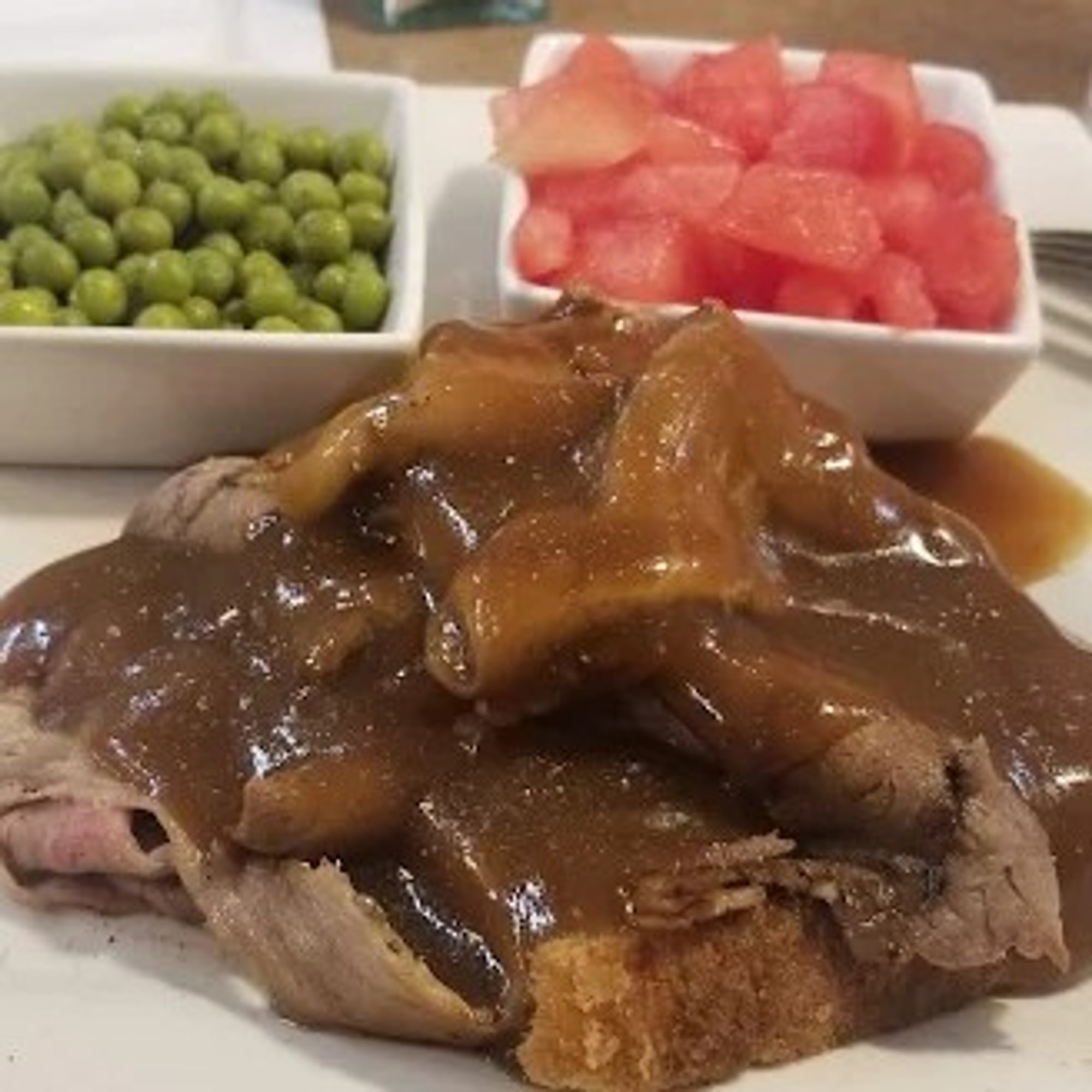 Open Faced Roast Beef