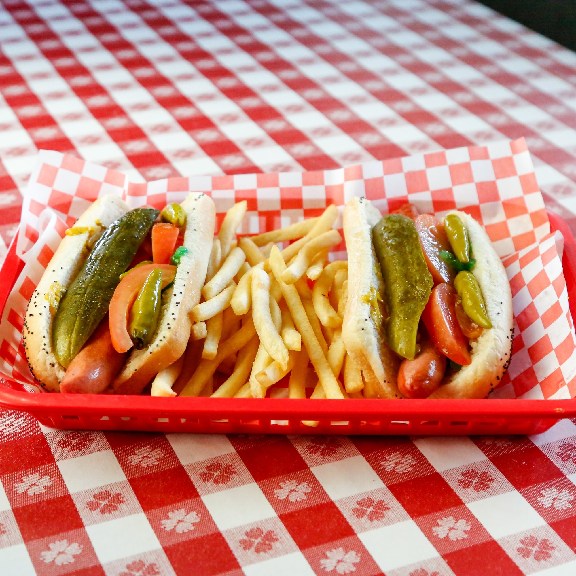 Chicago Hot Dog Sandwich