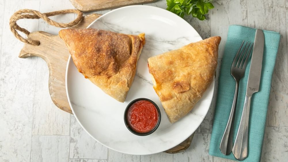 Steak & Cheese calzones