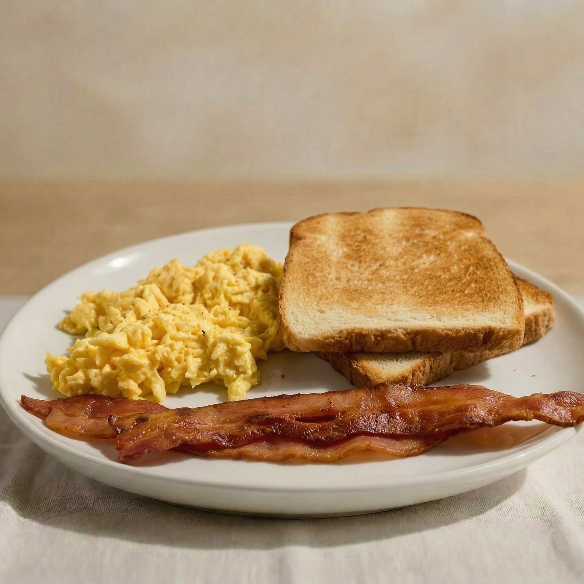 Two Bacon or Sausage, Two Egg, Toast