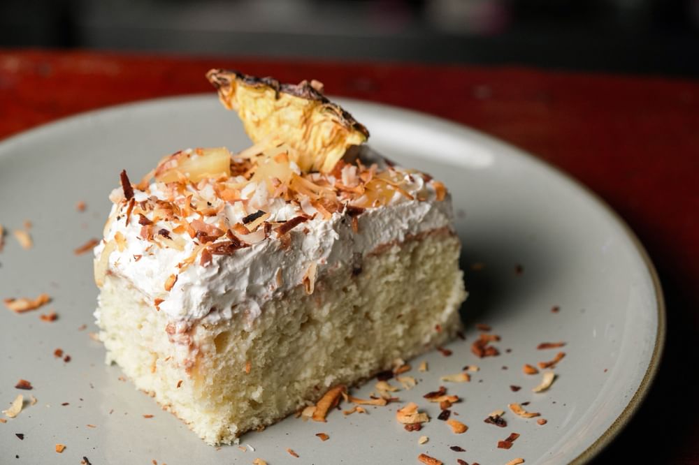Piña Colada Tres Leches Cake
