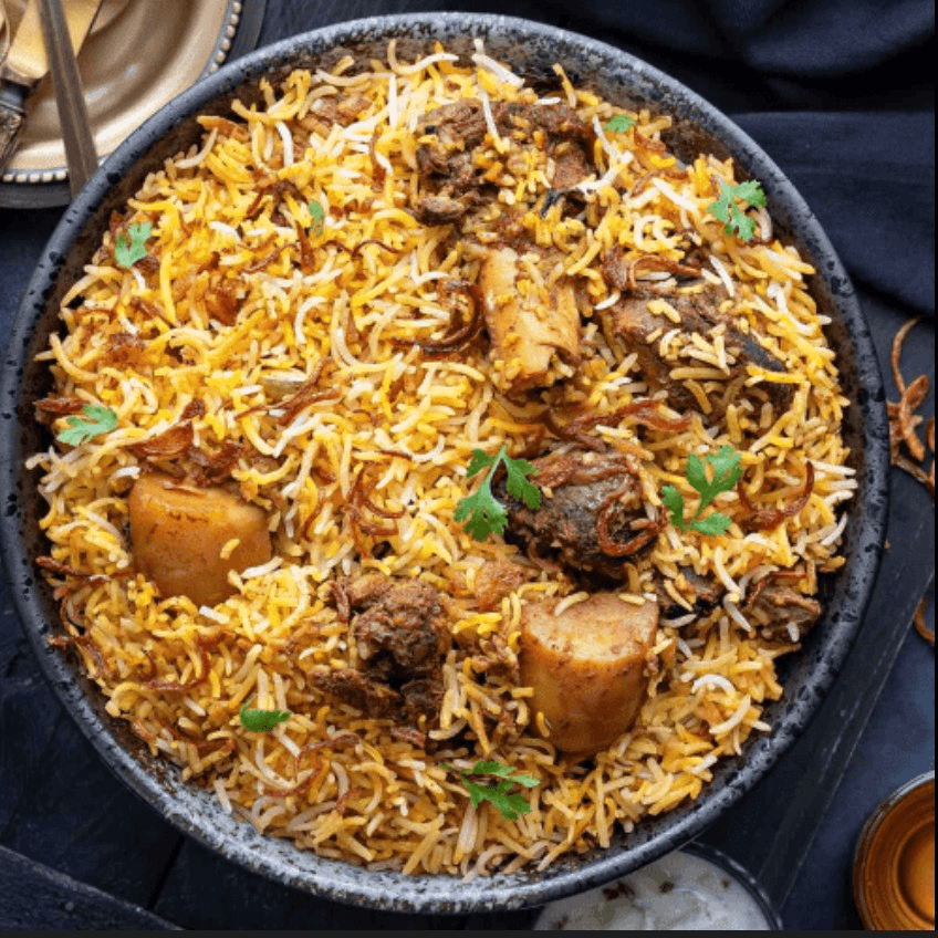 Goat Biryani with Bone