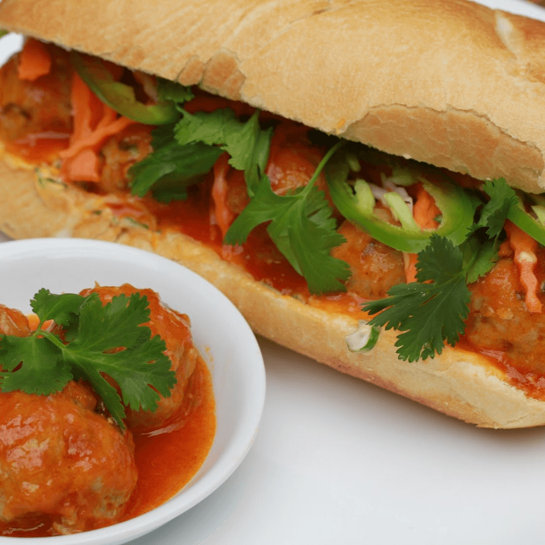 BM2. Meatball or Pork Patties Sandwich