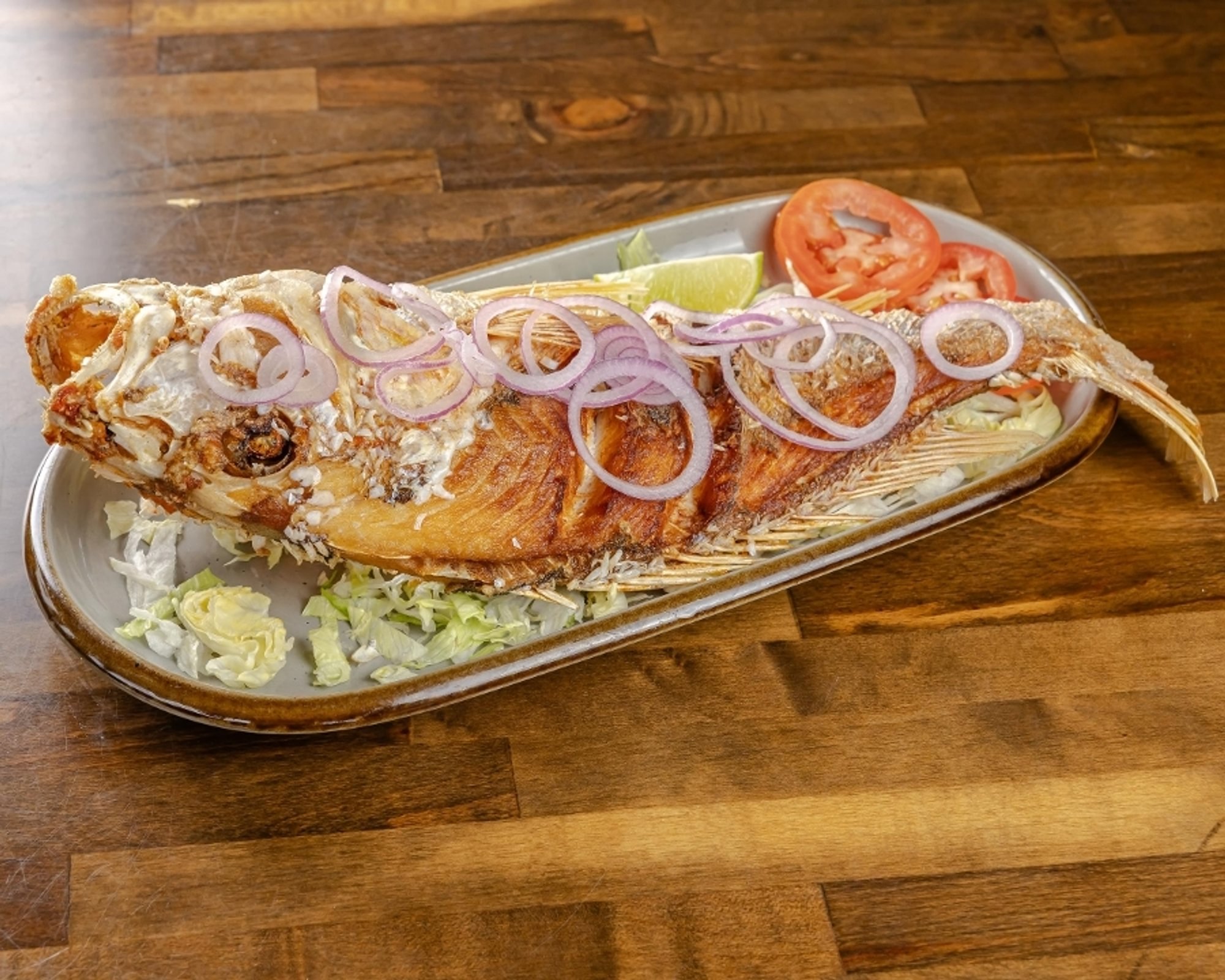 Devil Fried Red Snapper