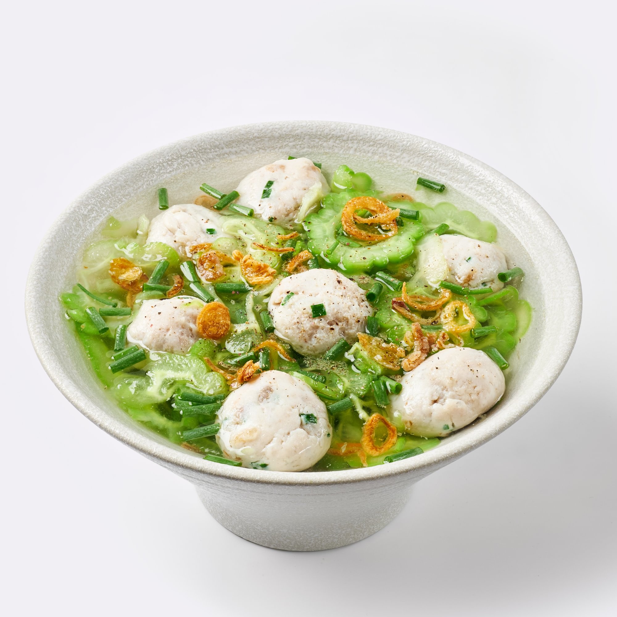 Canh Khổ Qua Chả Cá – Bitter Melon Soup with Fish Paste