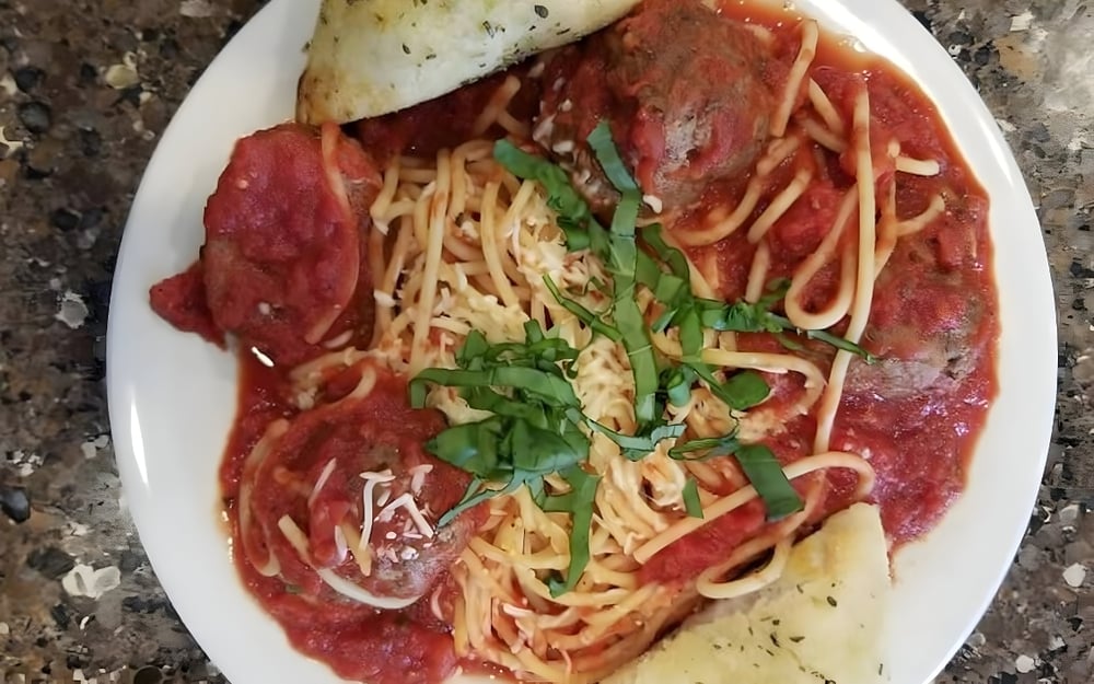 Spaghetti with Home Made Meatballs