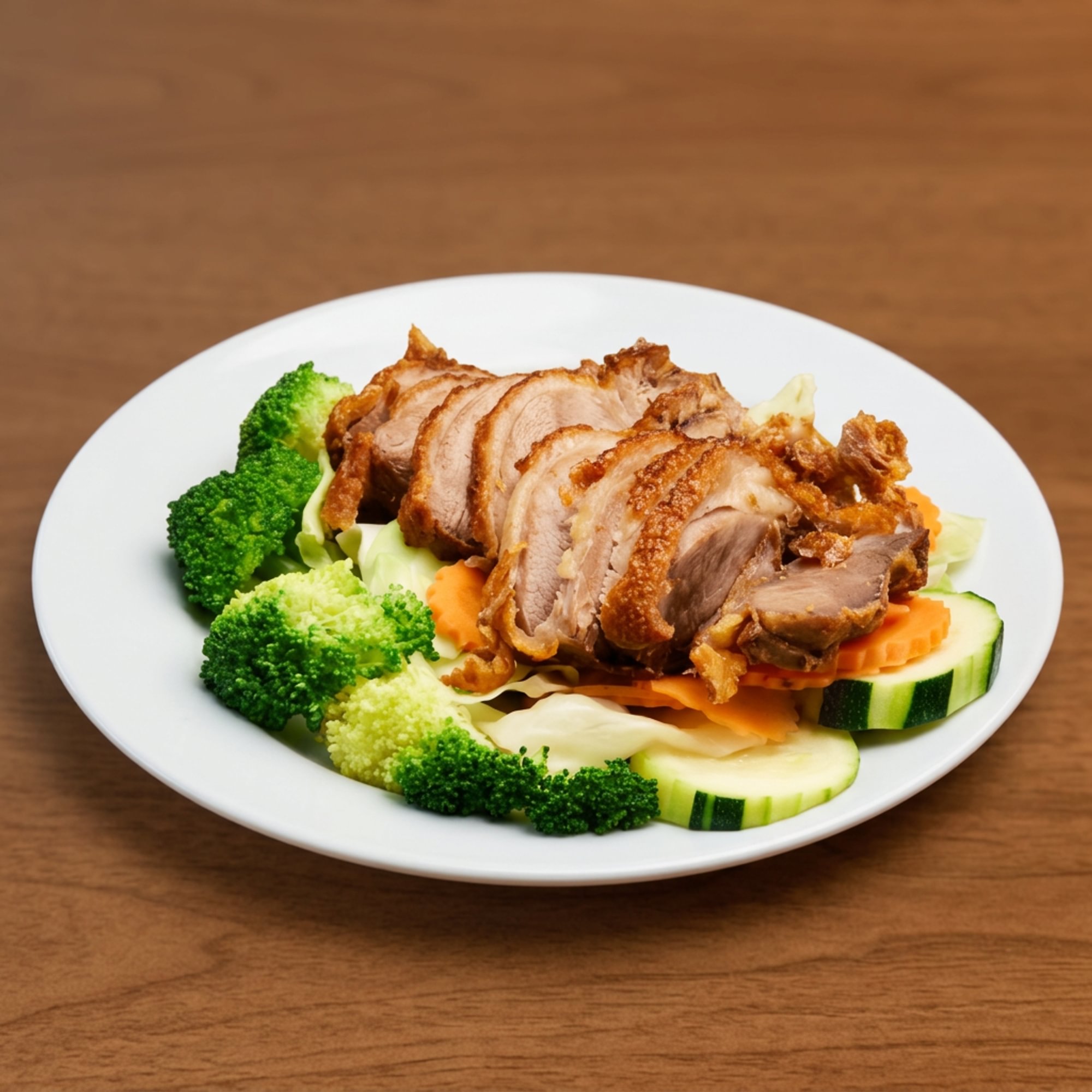 Chili Duck with Basil Sauce