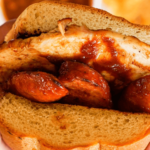 Hot Link Sandwich