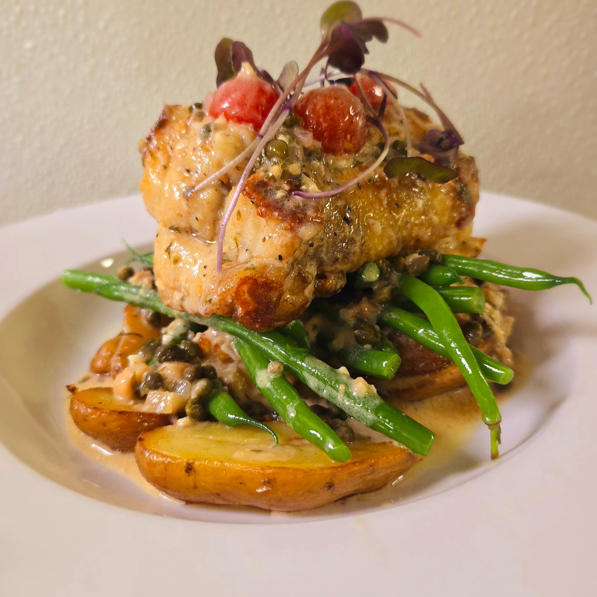 Monkfish Piccata