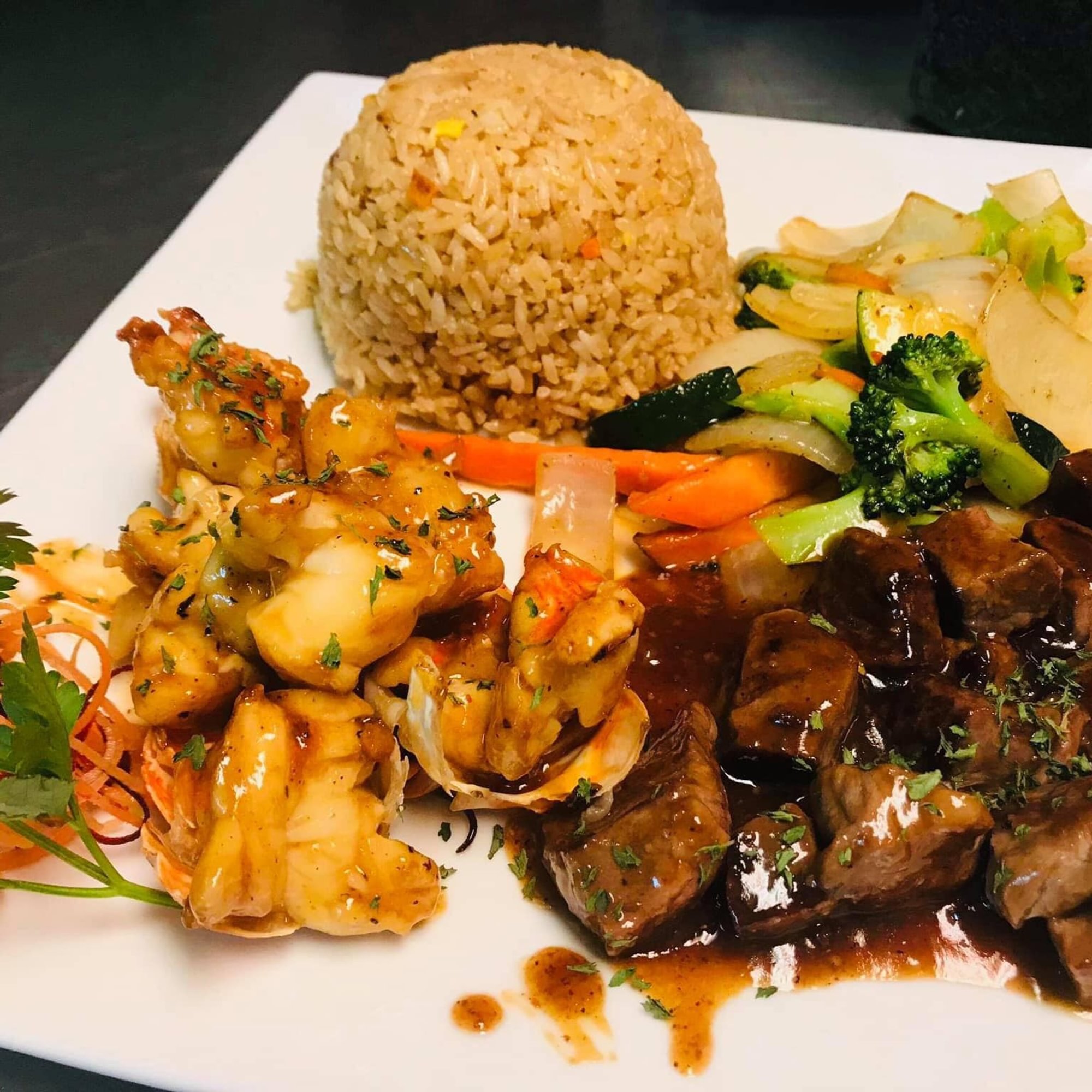 Hibachi Steak & Shrimp