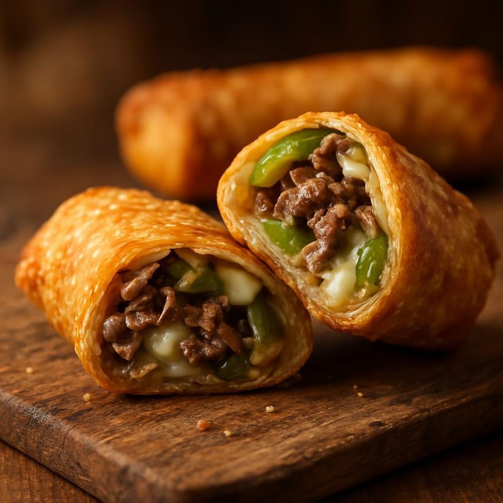 Philly Steak Egg Roll