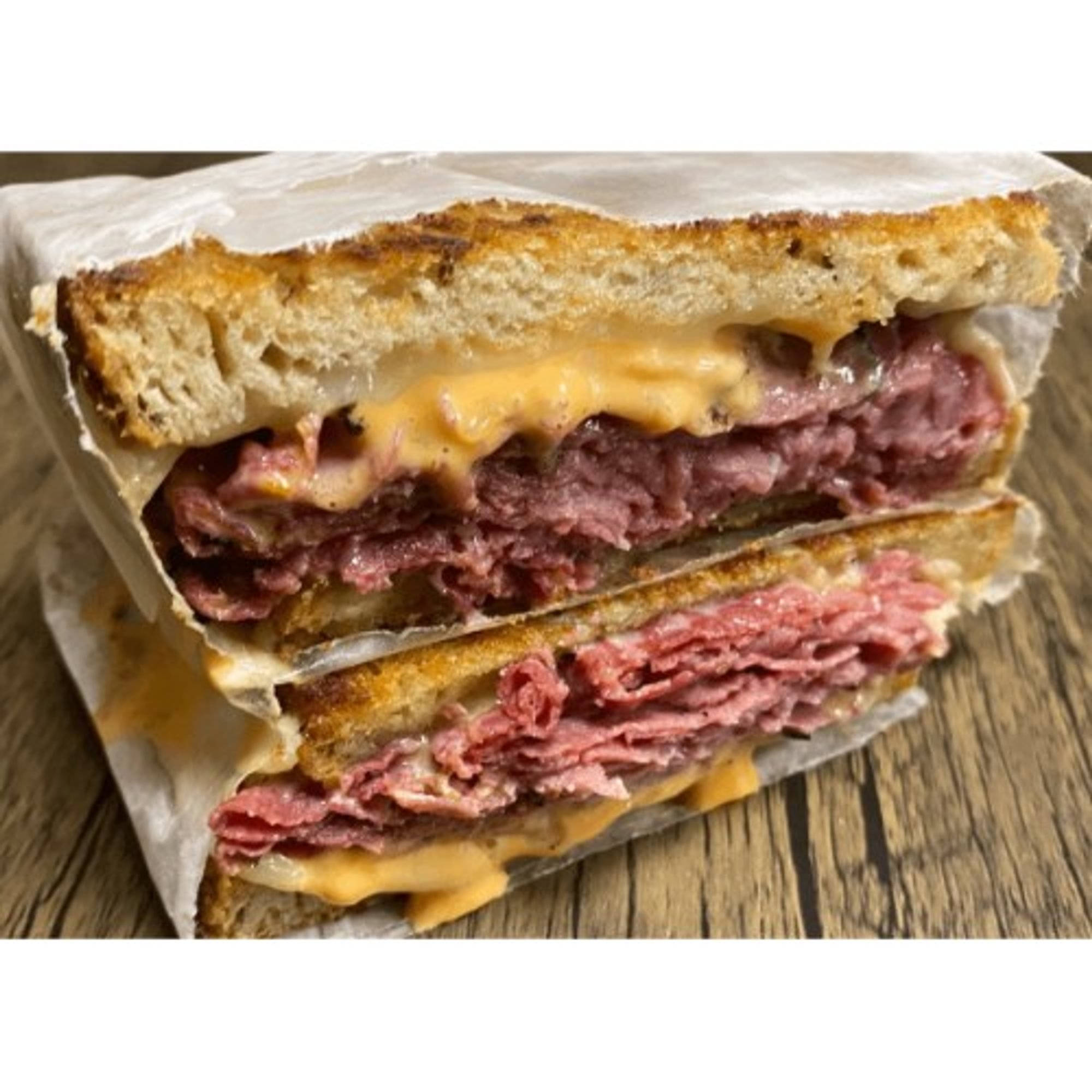 Hot Pastrami Sandwich