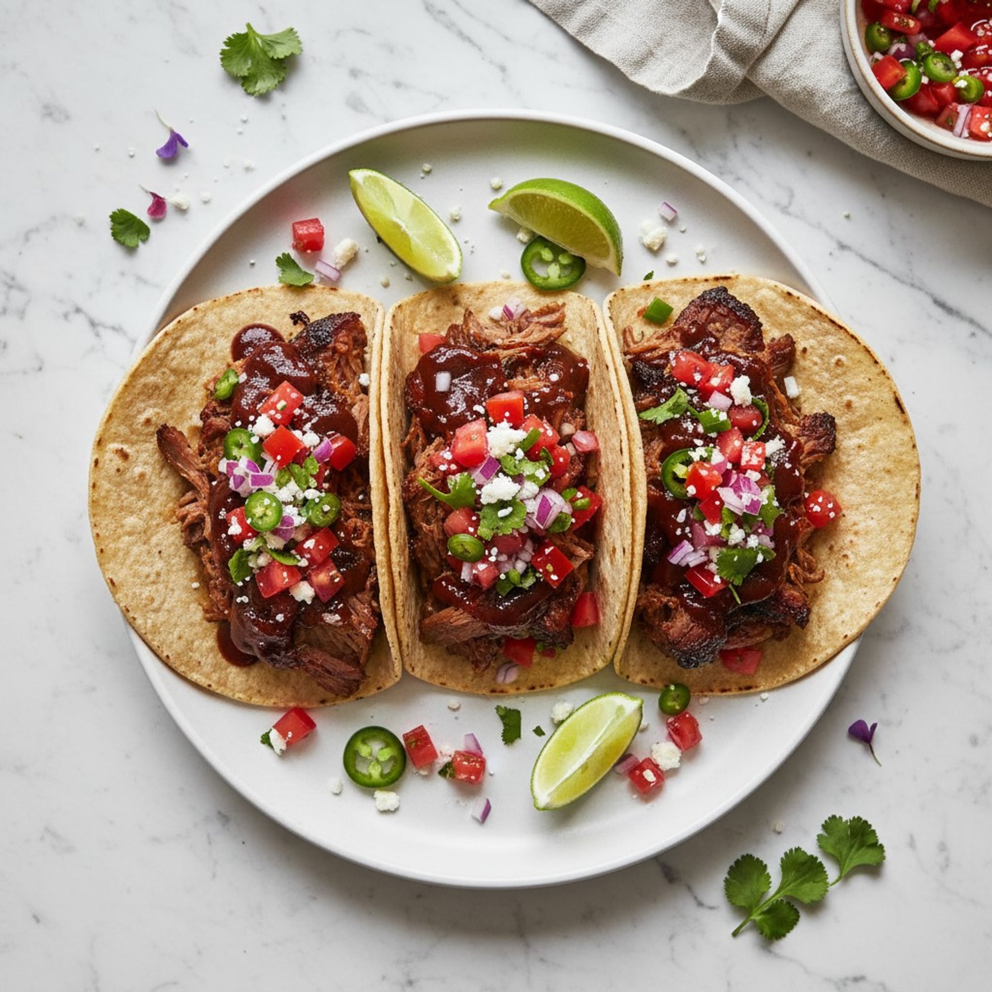 3 Brisket Tacos