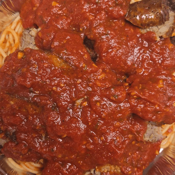 SPAGHETTI WITH SAUSAGE