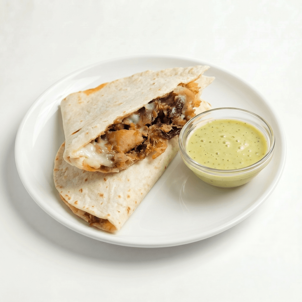 Carnitas Mega Quesadilla – Big, Cheesy, and Loaded with Flavor