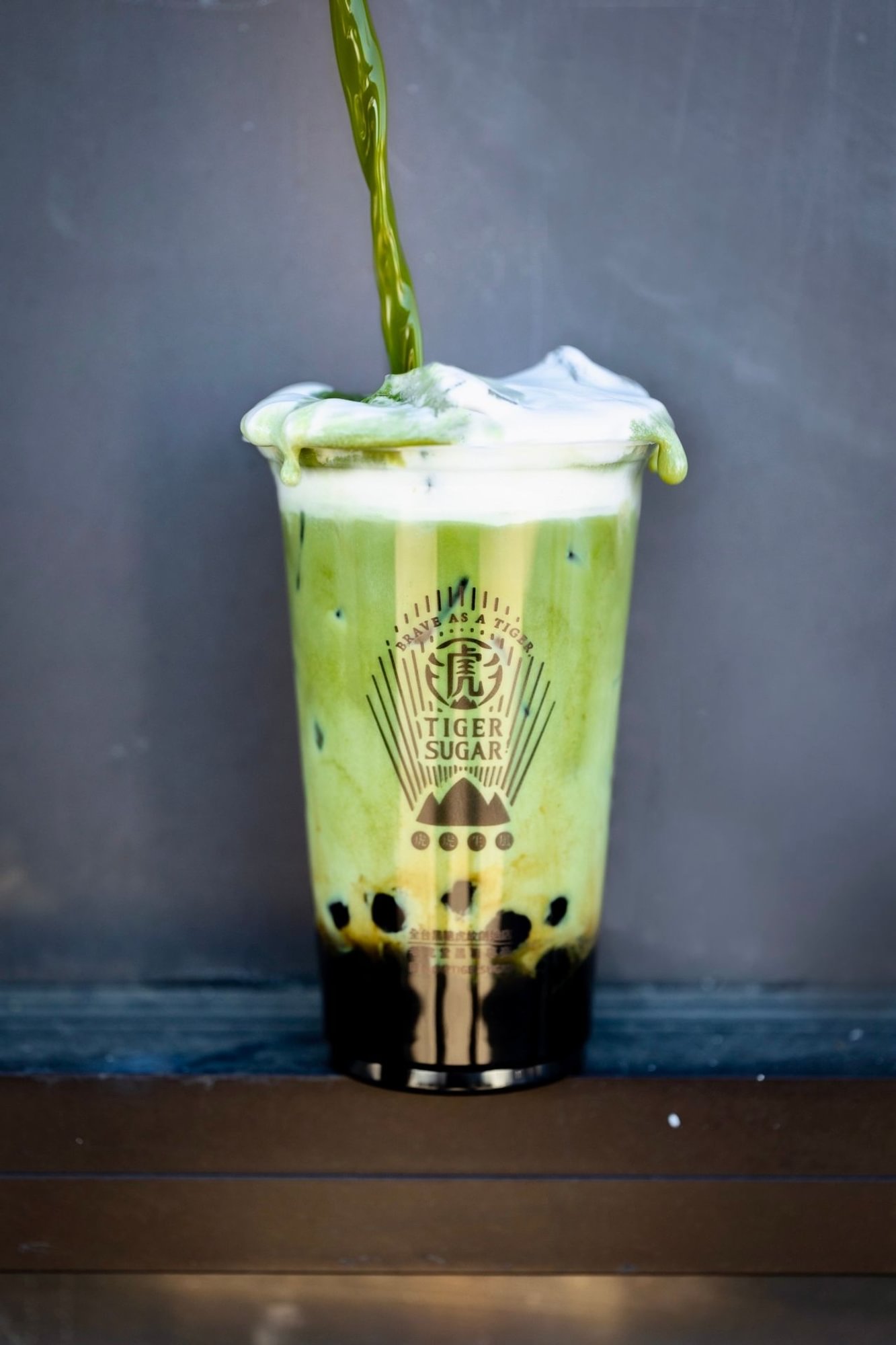 BS Milk Matcha Latte & Cream Mousse