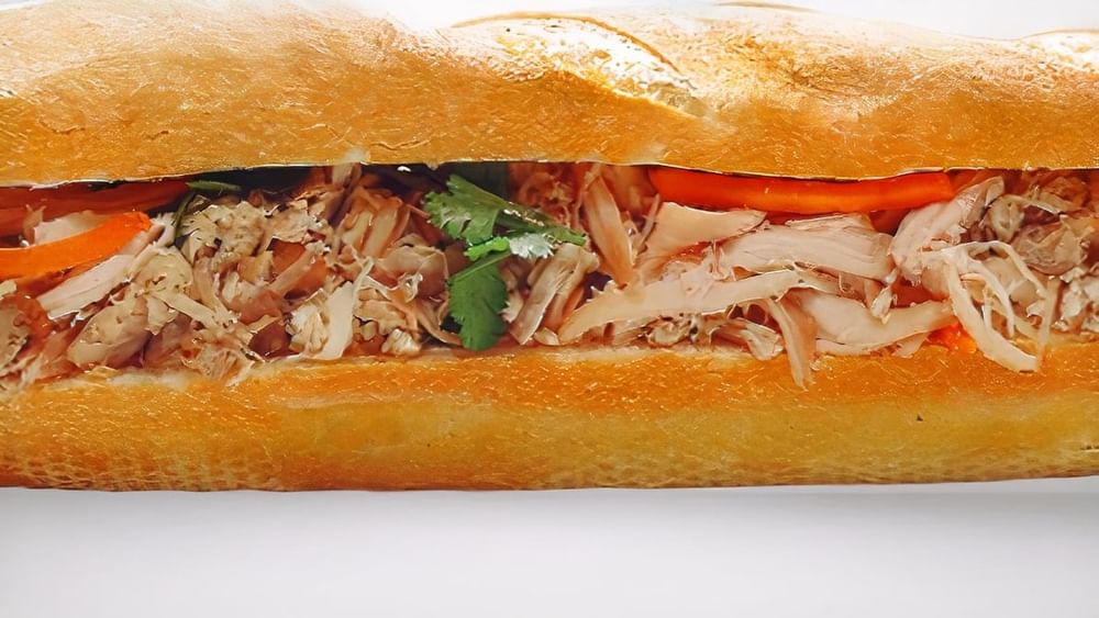 9. Shredded Chicken Baguette