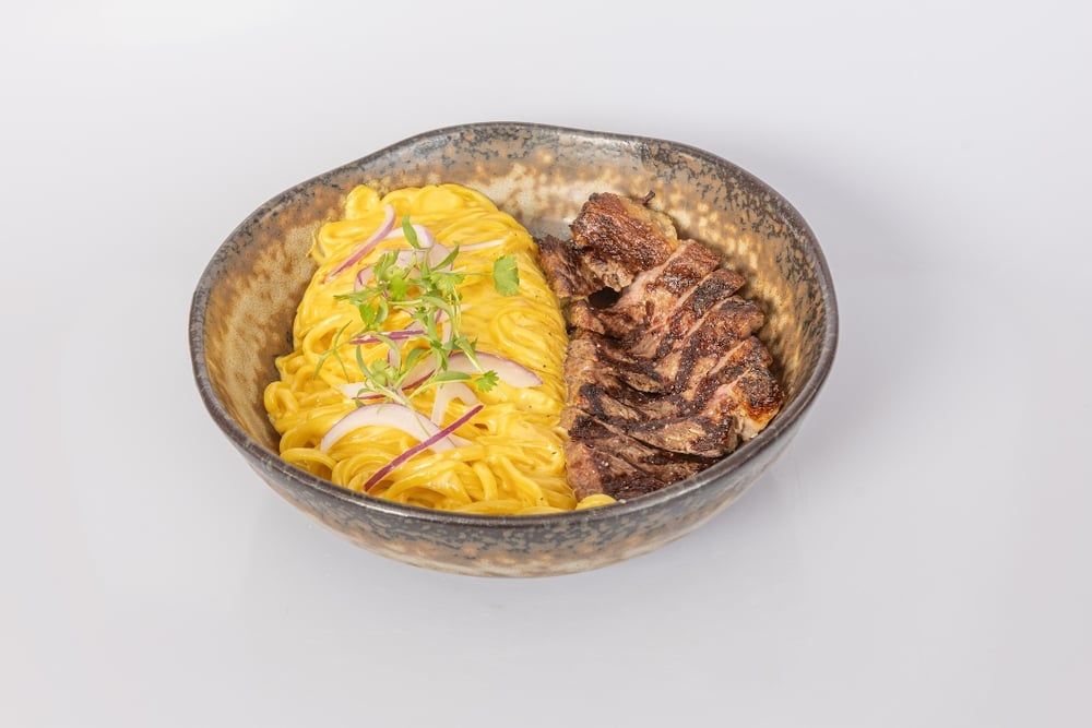 LS PICANHA AND HUANCAINA NOODLES