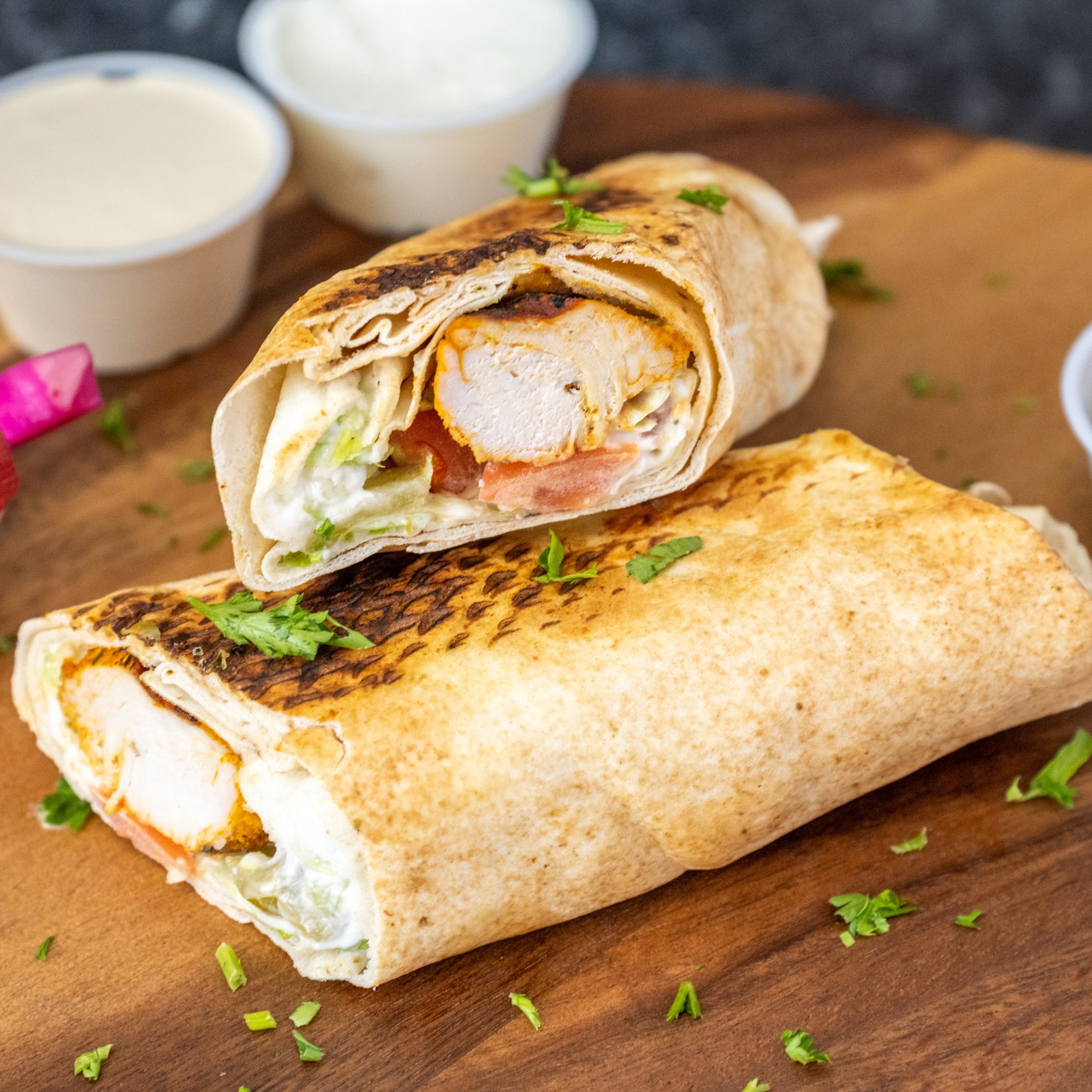 Chicken Tawook & Tabouli Wrap