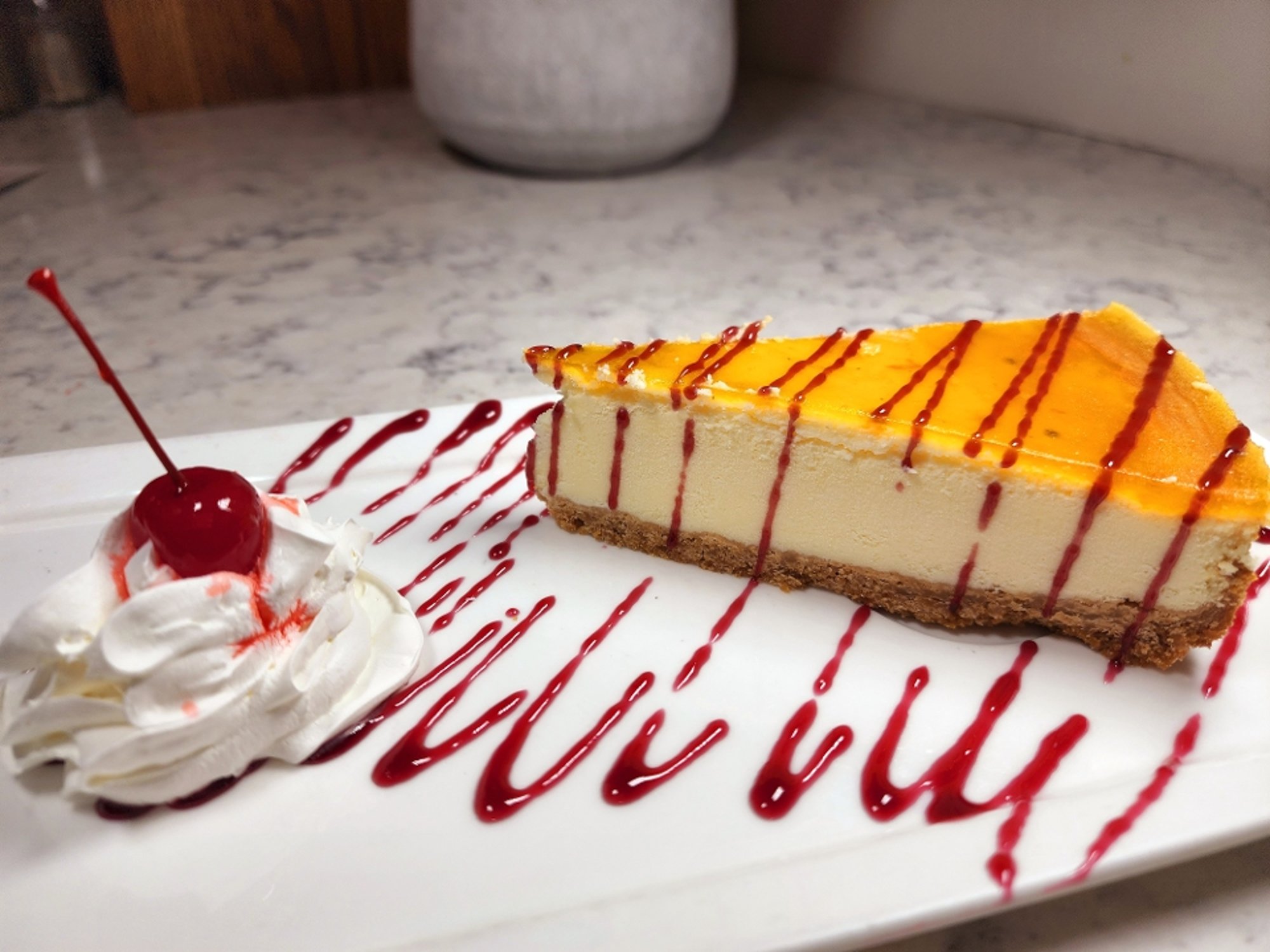 Passion Fruit Cheesecake