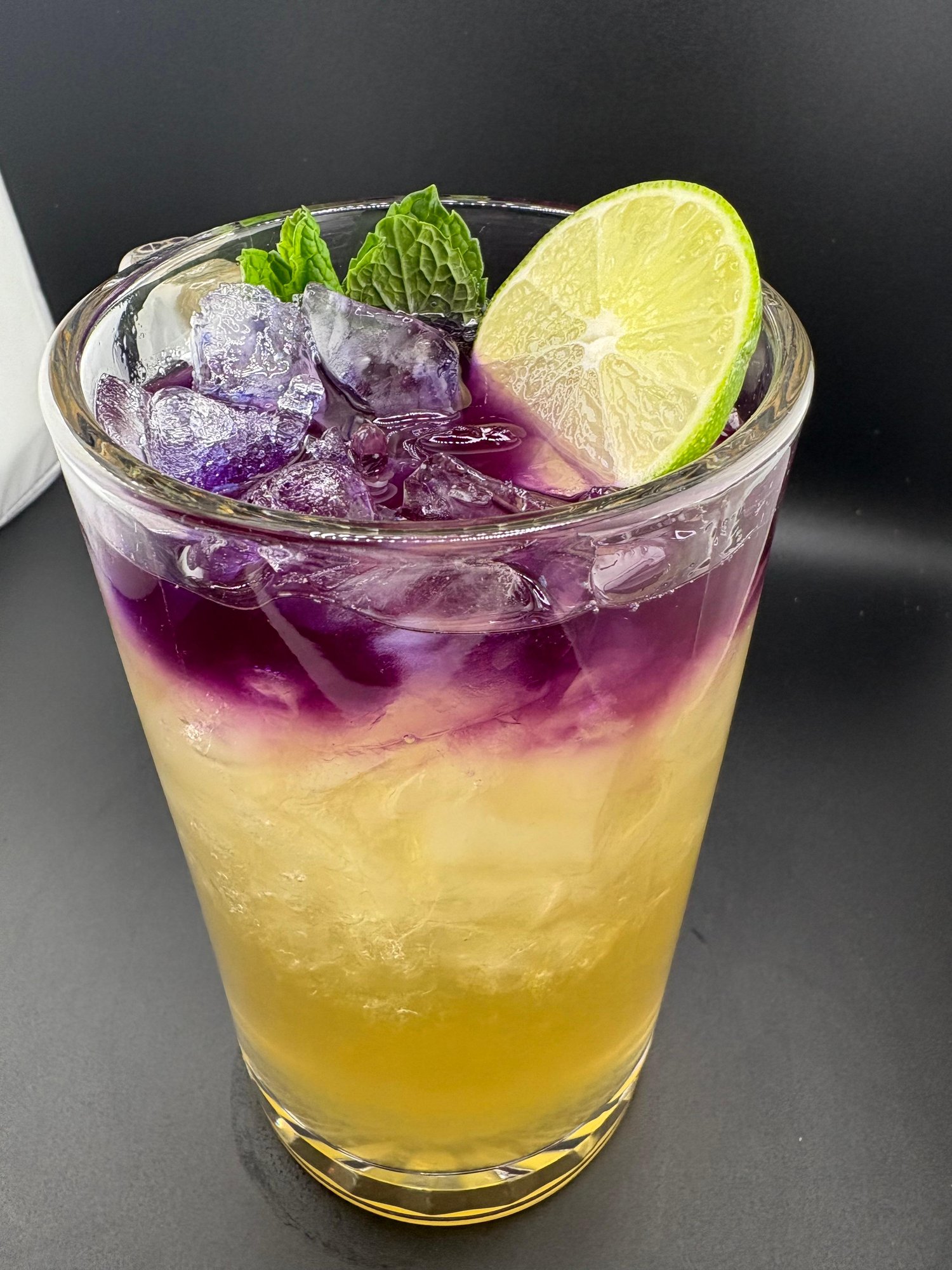 Honey Lime Soda Butterly pea