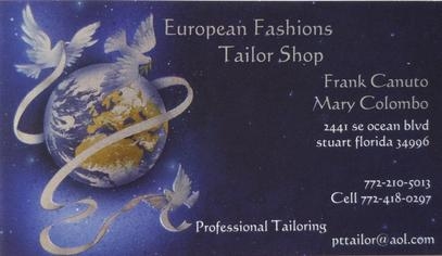 European Fashions Tailor Shop Image