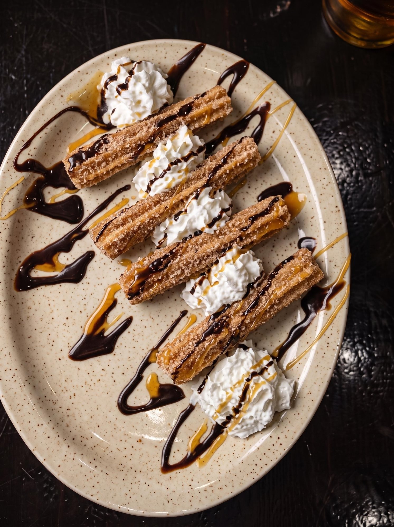 Churros con Helado
