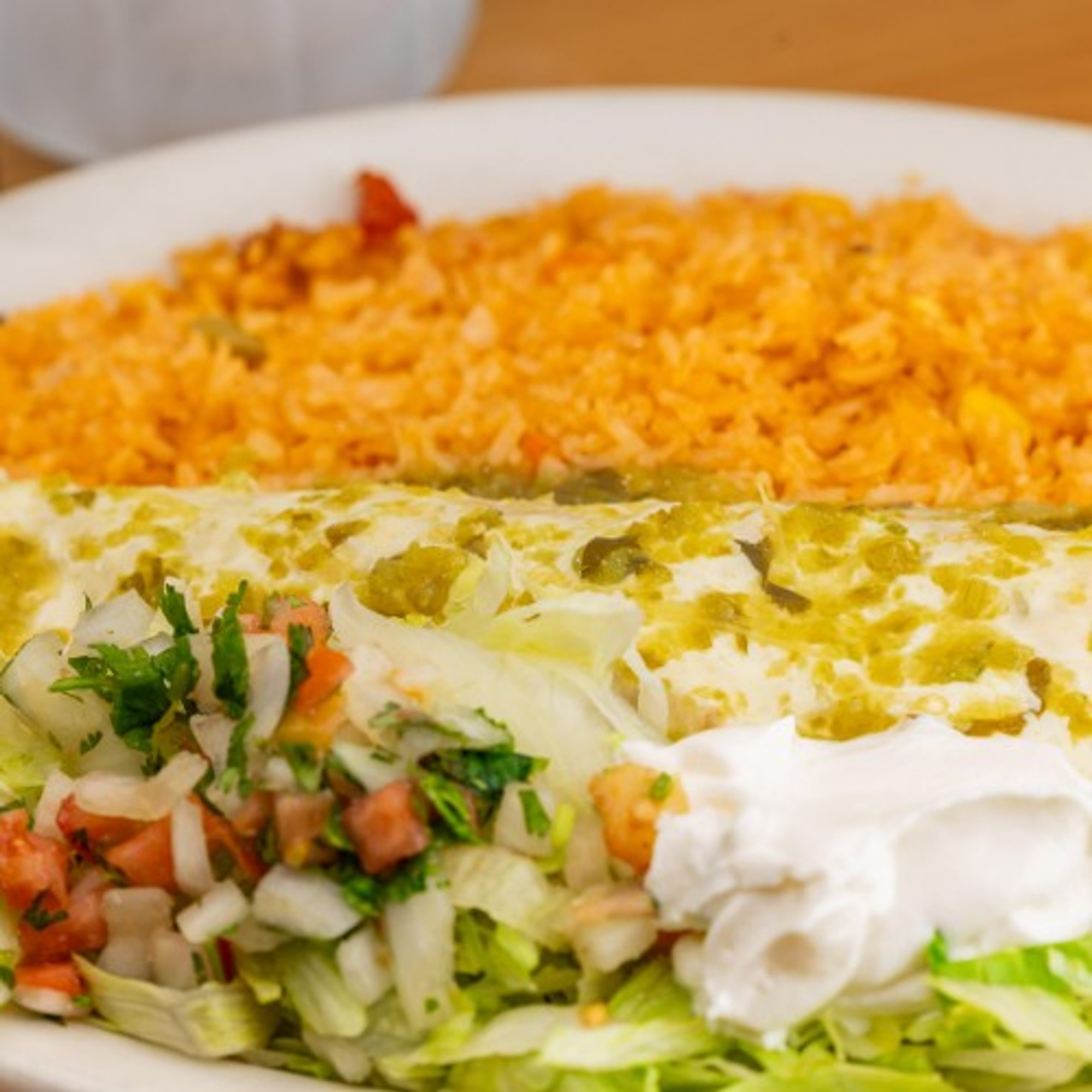 Chicken Green Burrito