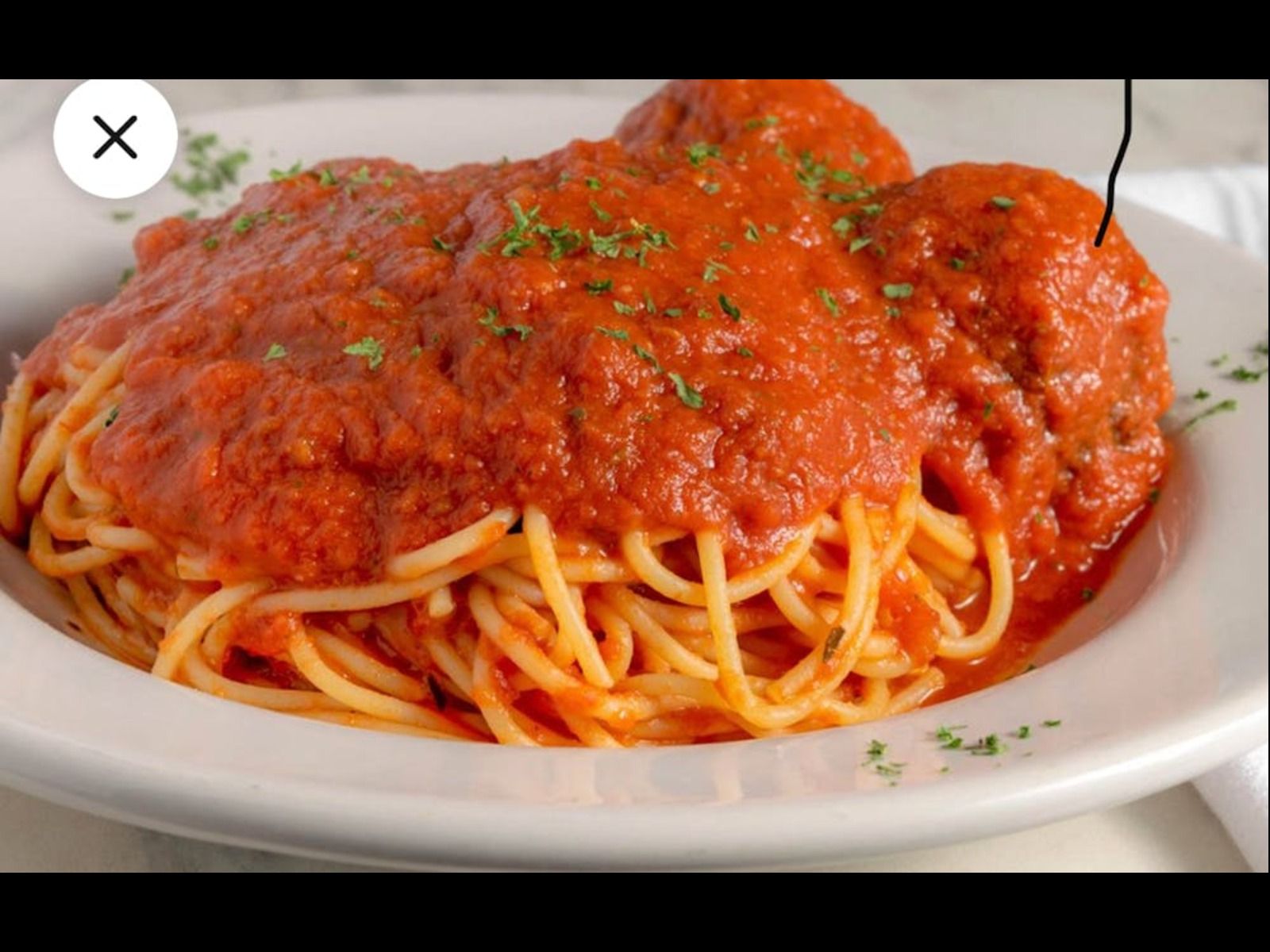 Spaghetti w/Sausage