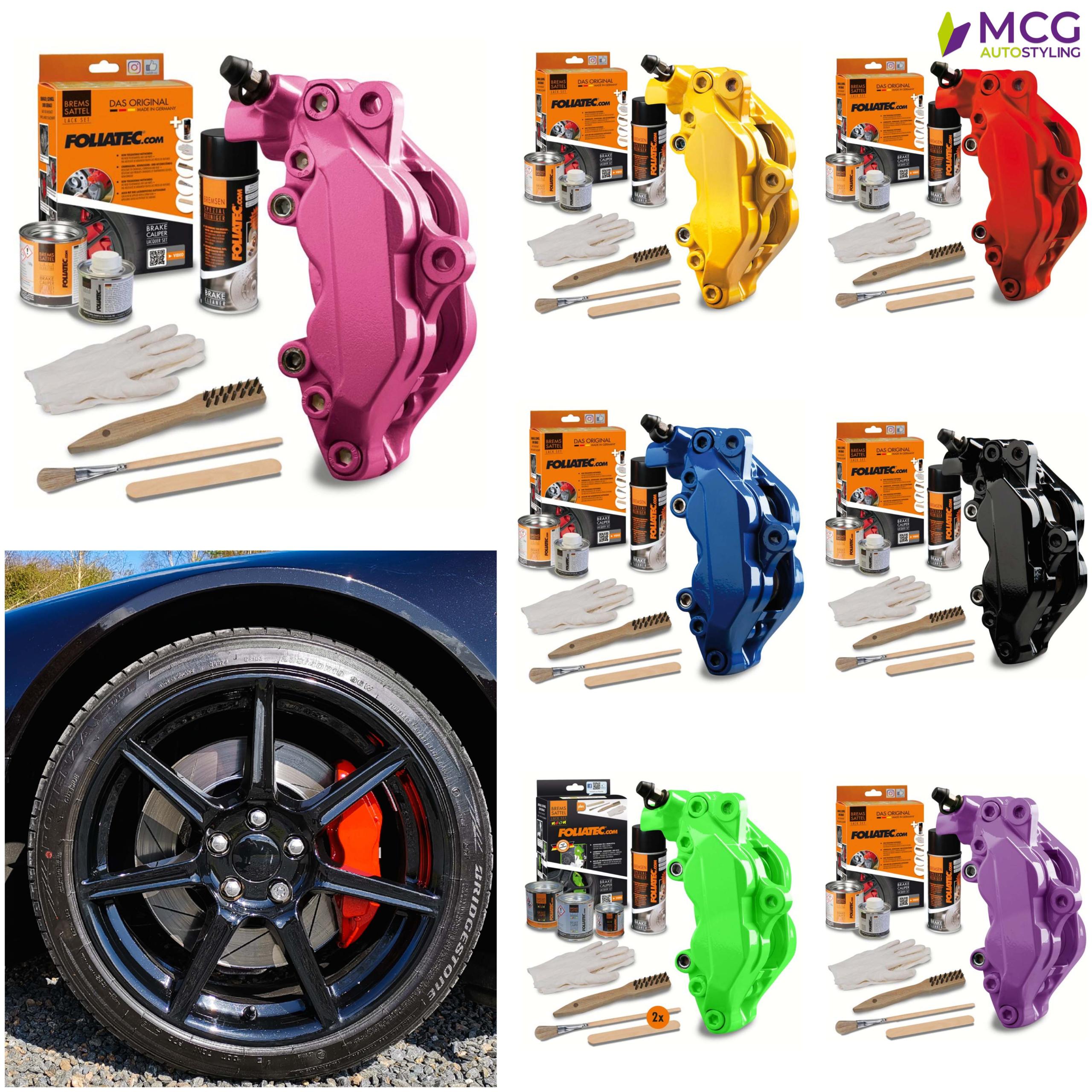 Foliatec Brake Caliper Paint Kit – 3 Components – 20+ Colours Available!