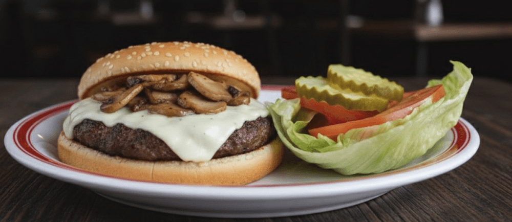 Mushroom Swiss Burger