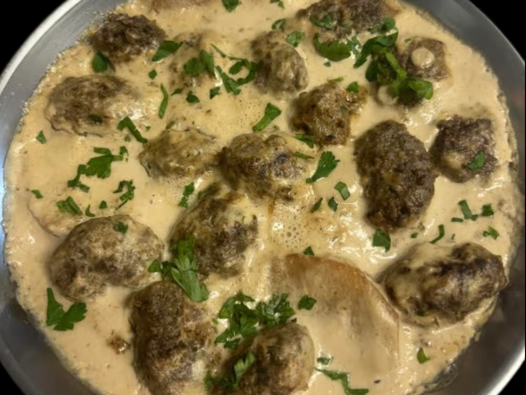 Kafta in Tahini Sauce