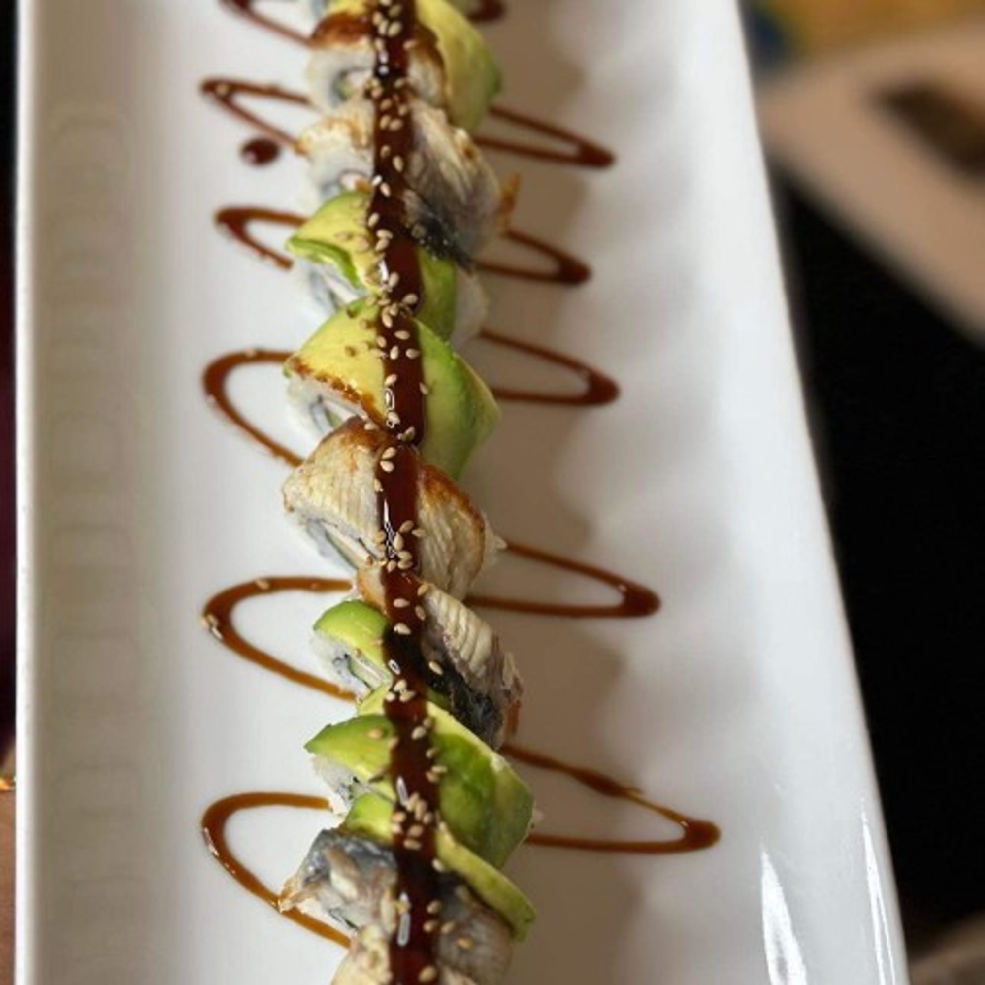 <Sea Dragon Roll $20