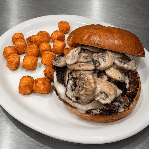 Pat's Mighty 'Shroom Burger