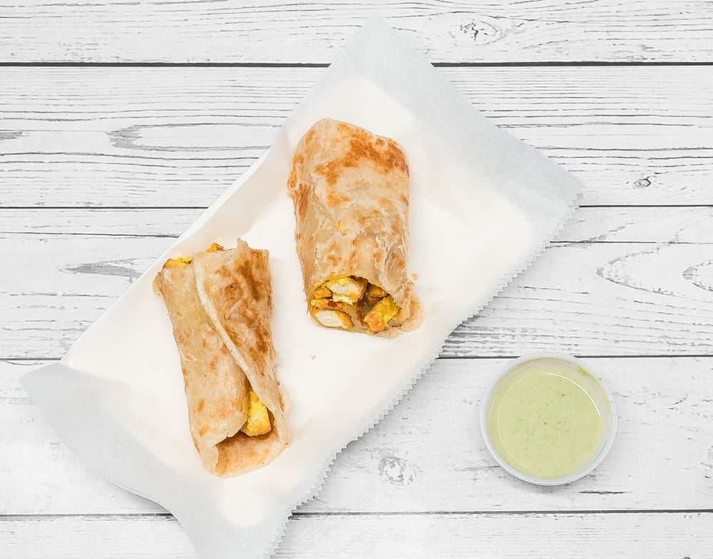 Paneer Tikka Kati Roll