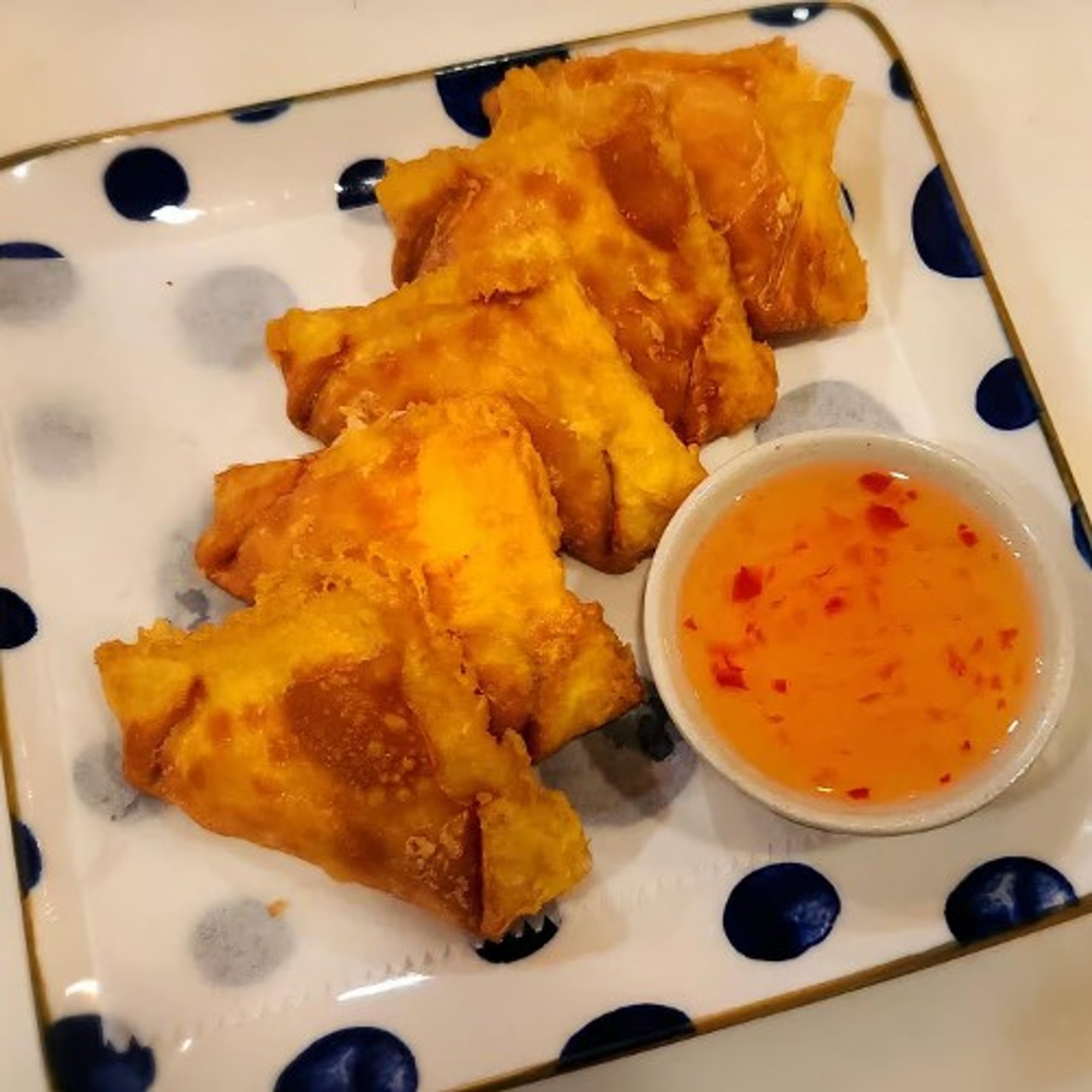 Krab Delight {Crab Rangoon} 5 Pcs