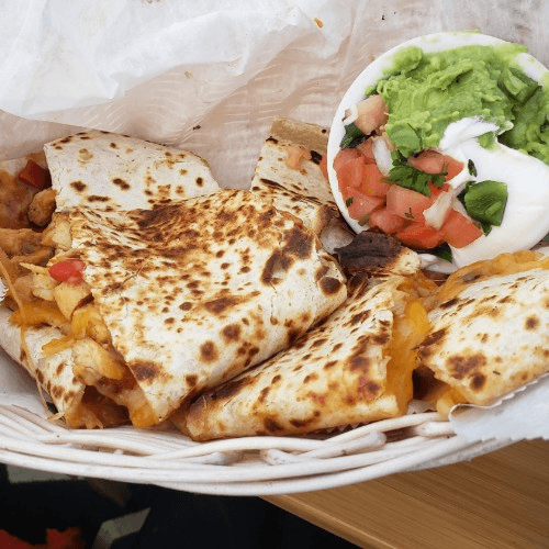 Teriyaki Chicken Quesadilla
