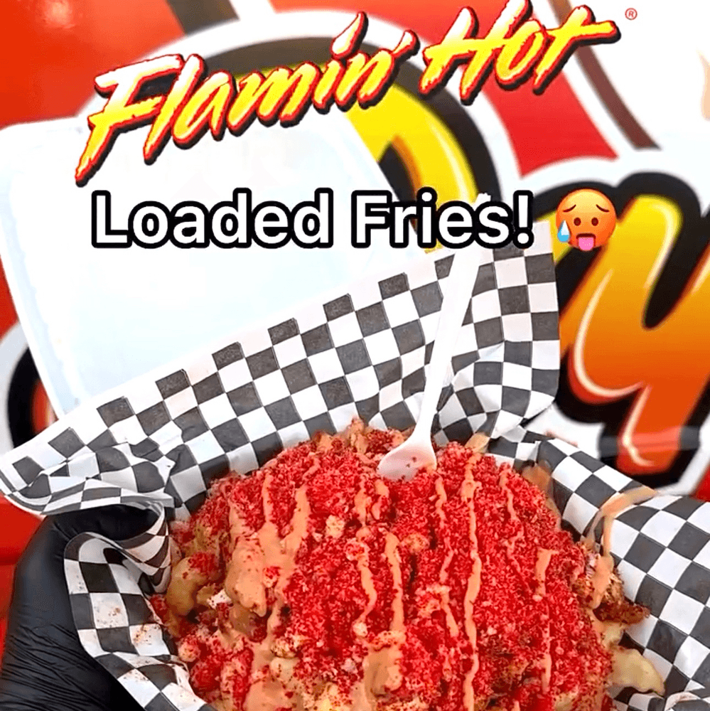 Flaming Hot Loaded Fries