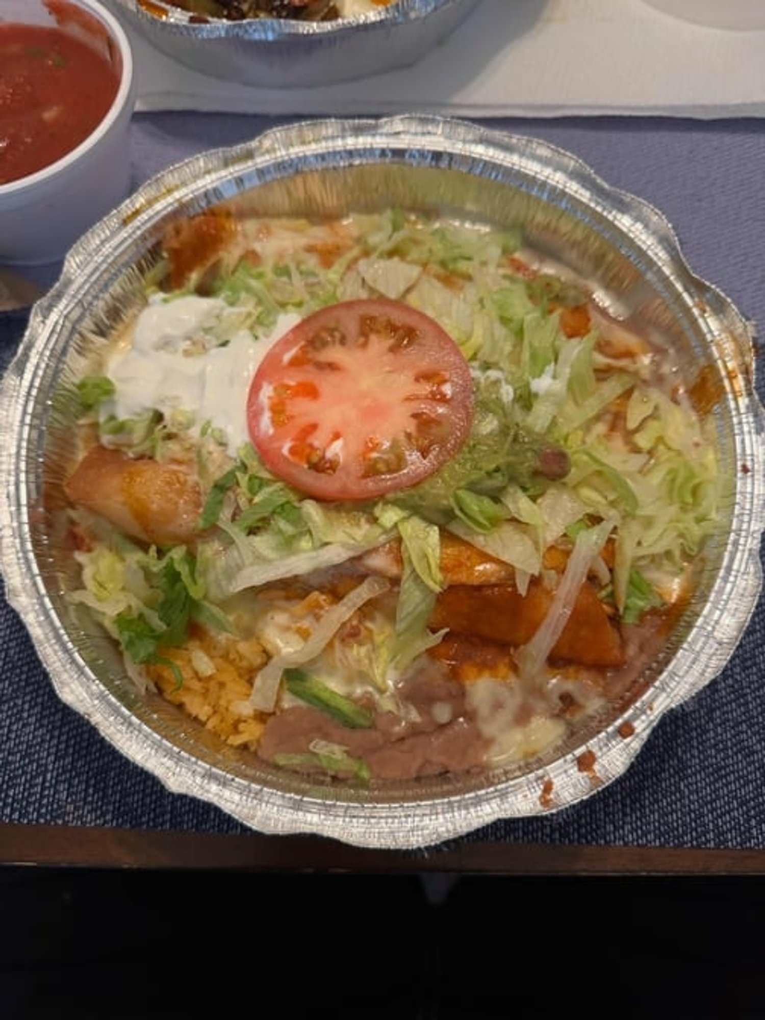 Seafood Chimichanga