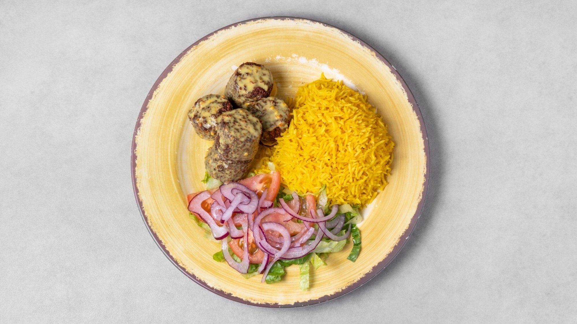 Falafel & Rice Bowl & Fountain Drink