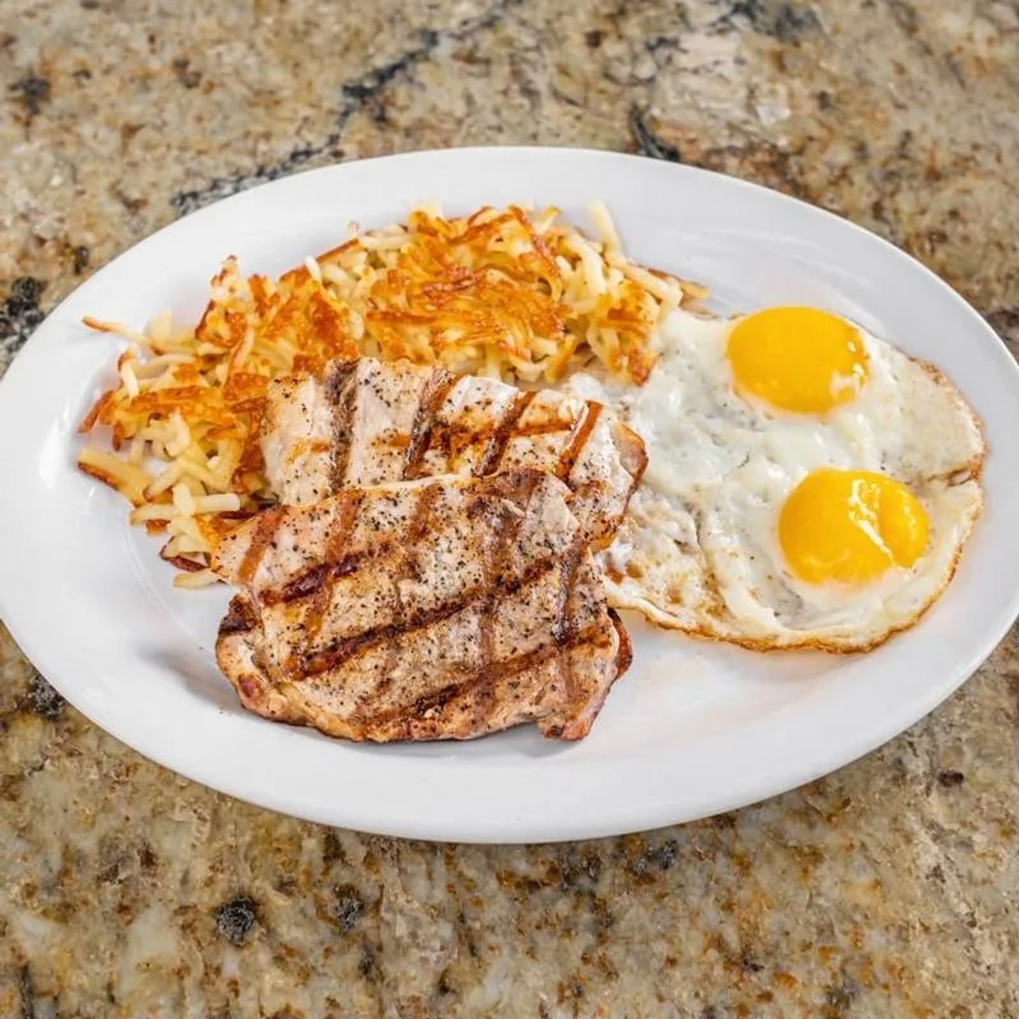 Pork Chops & Eggs
