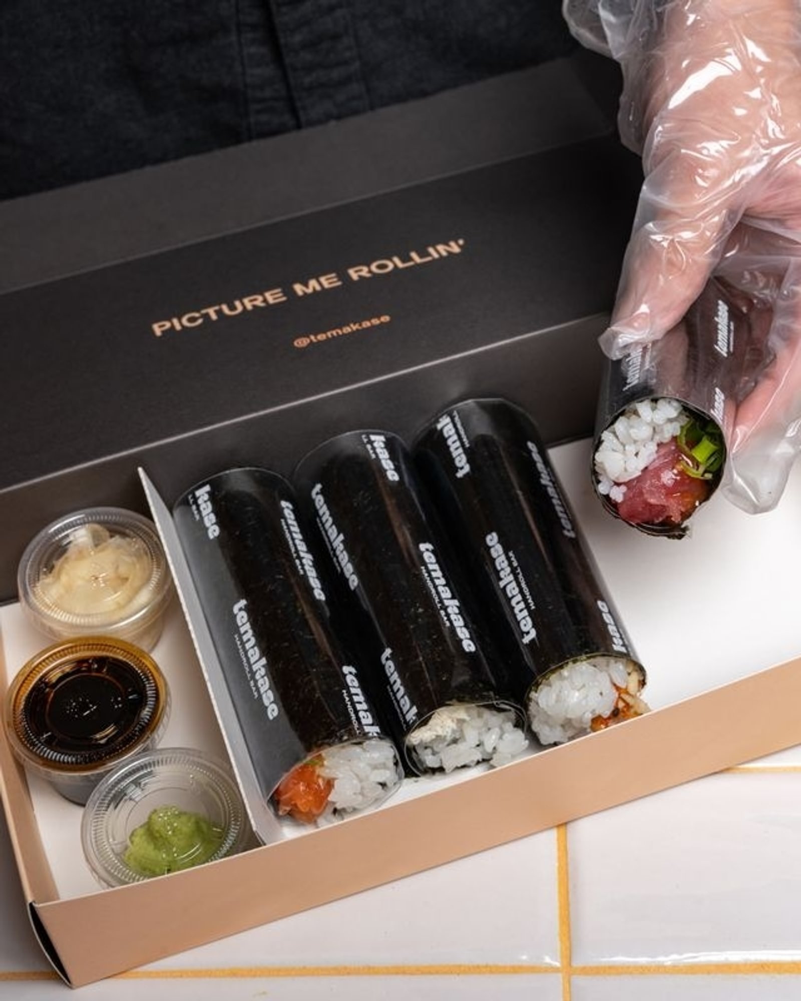 Spicy Salmon Hand Roll